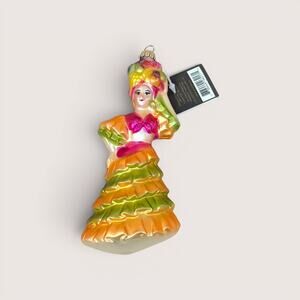 Vintage Midwest Of Cannon Falls Blown Glass Dancer Ornament